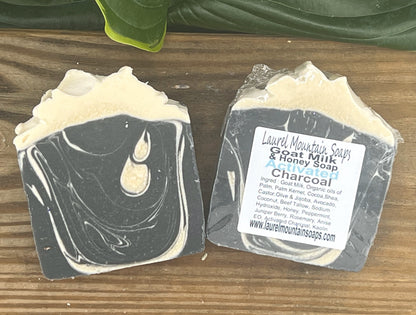 Activated Charcoal Goat Milk and Honey Soap