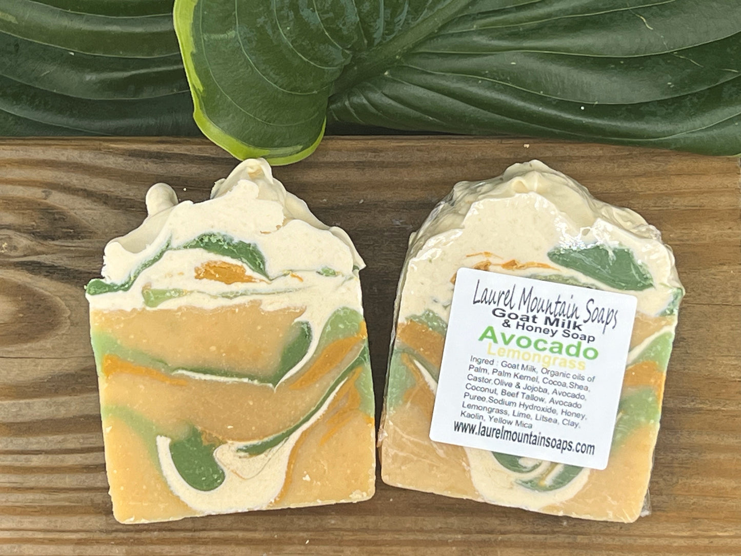 Avocado Lime and Lemongrass Goat Milk and Honey Soap