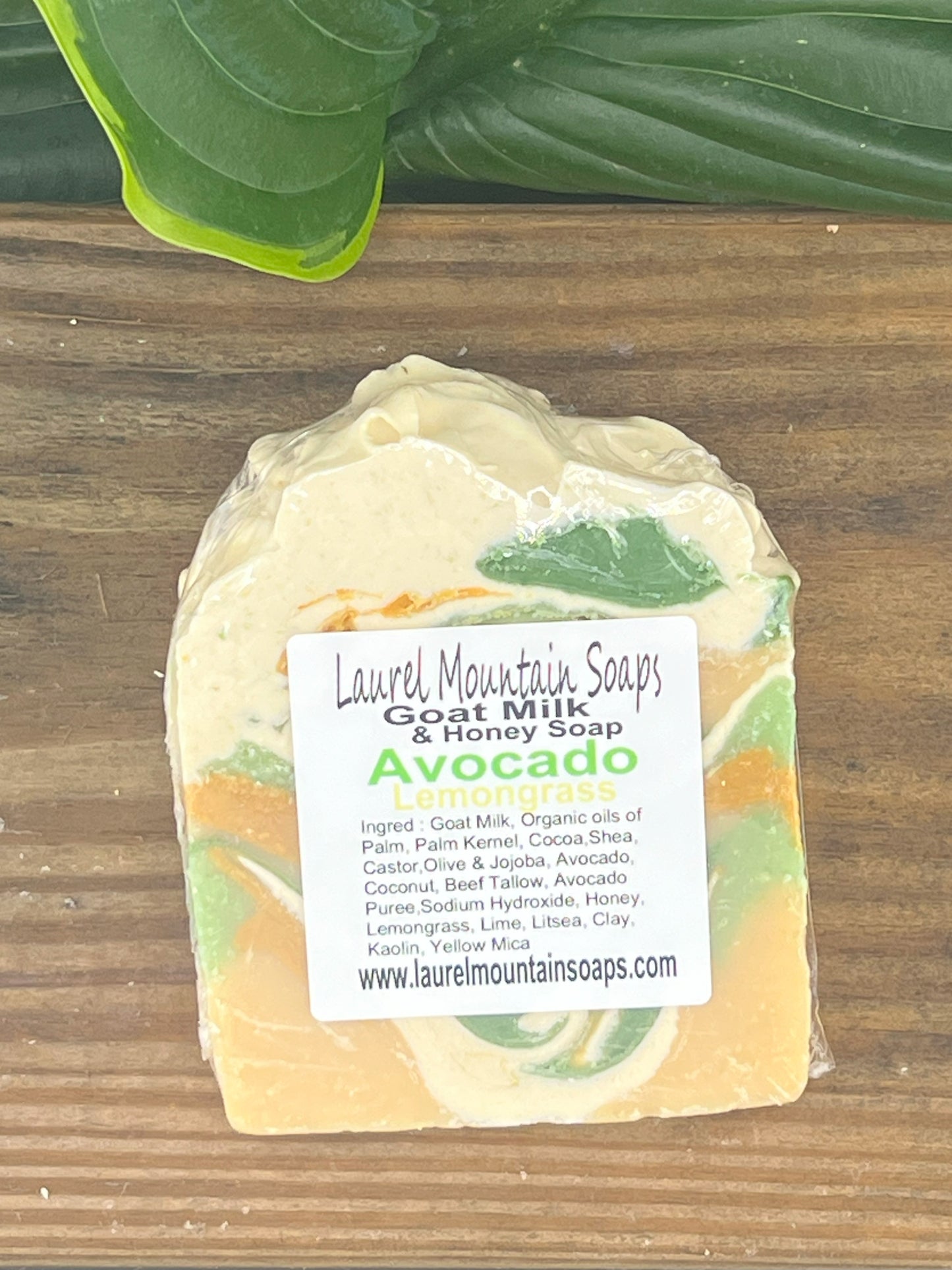 Avocado Lime and Lemongrass Goat Milk and Honey Soap