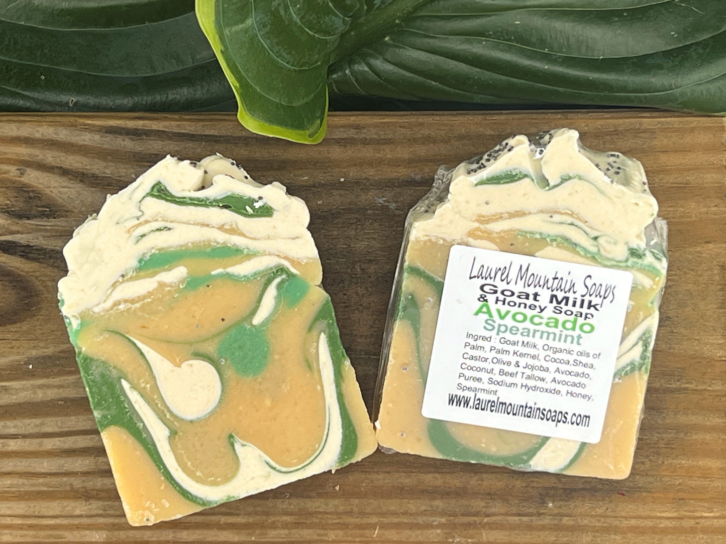 Avocado Spearmint Goat Milk and Honey Soap