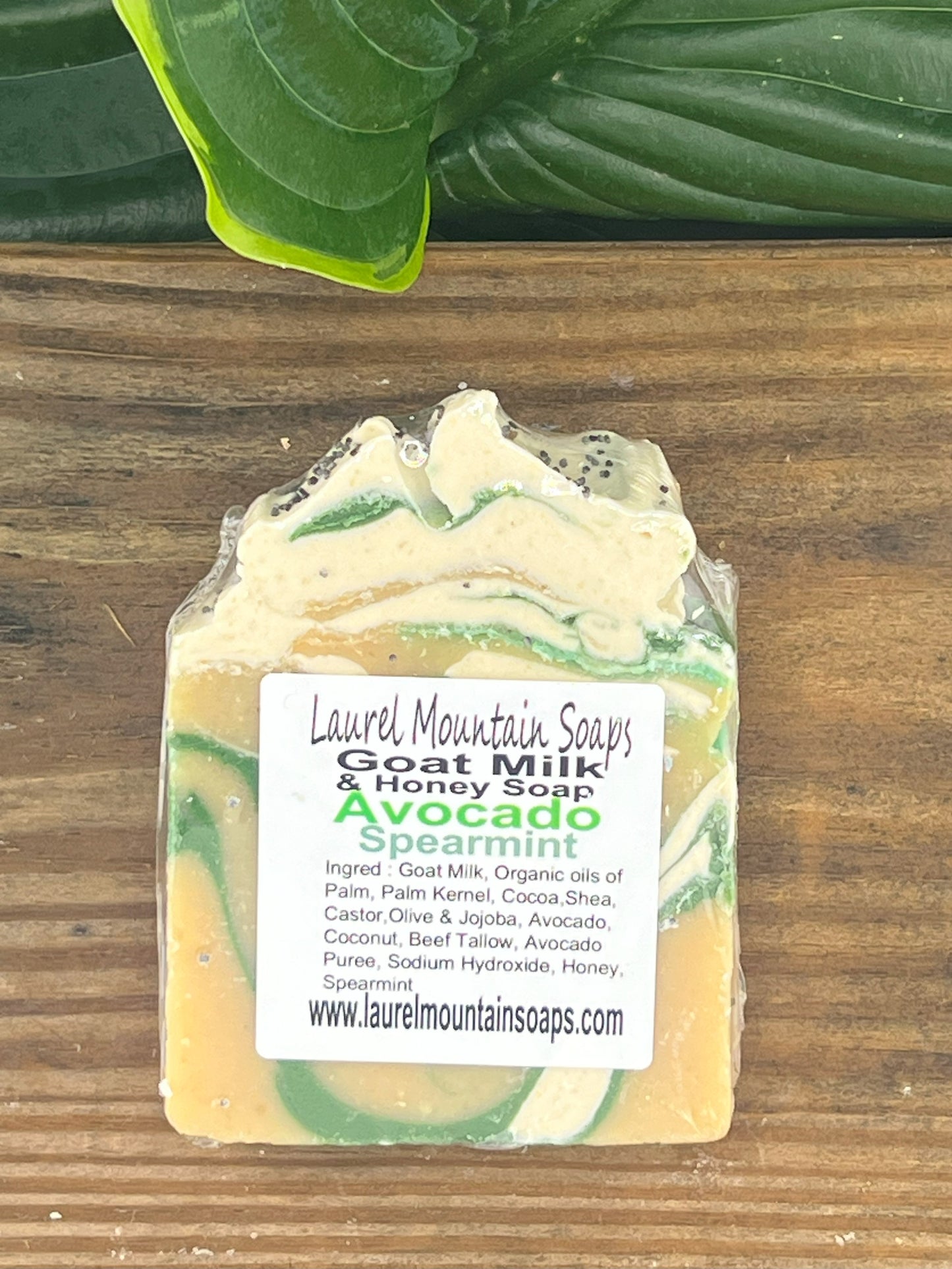 Avocado Spearmint Goat Milk and Honey Soap