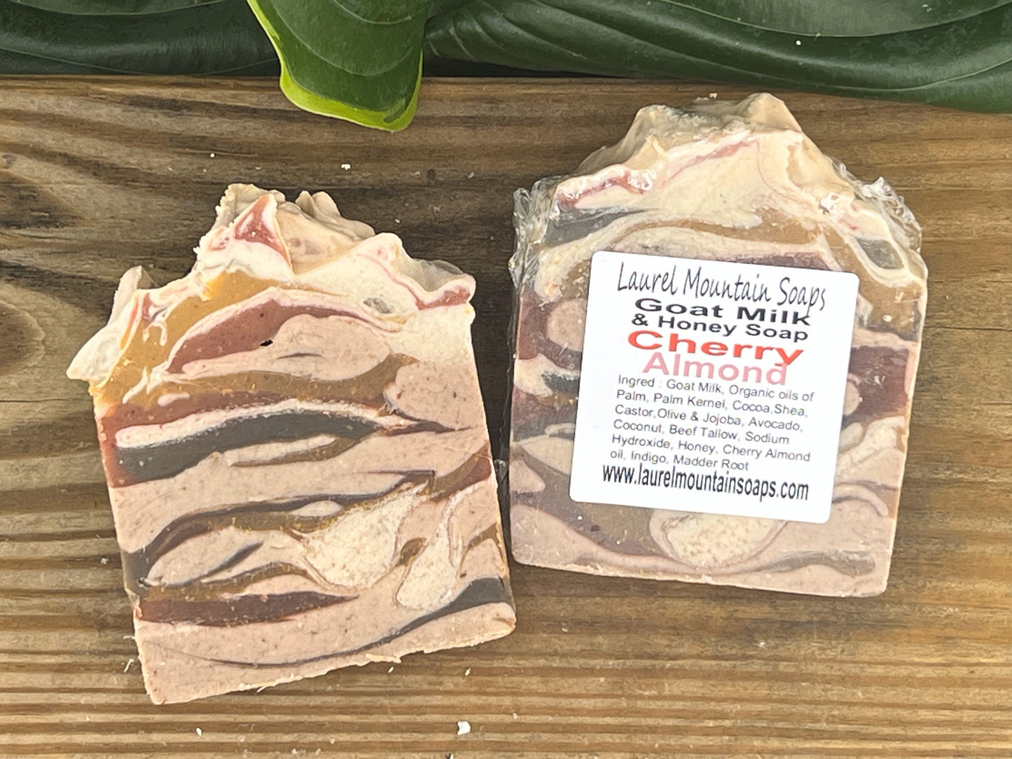 Cherry Almond Goat Milk and Honey Soap