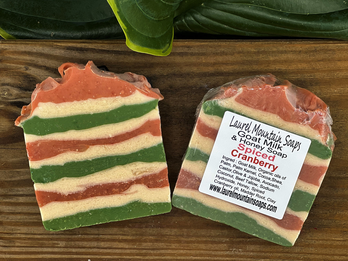 Cranberry Spice Goat Milk and Honey Soap