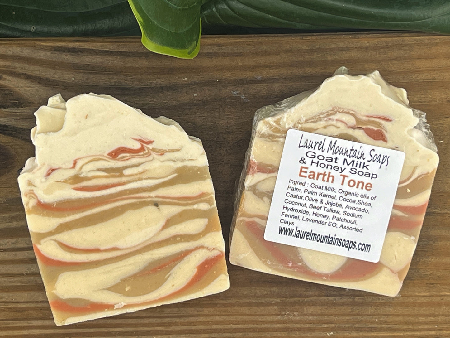 Earth Tone Swirl Goat Milk and Honey Soap