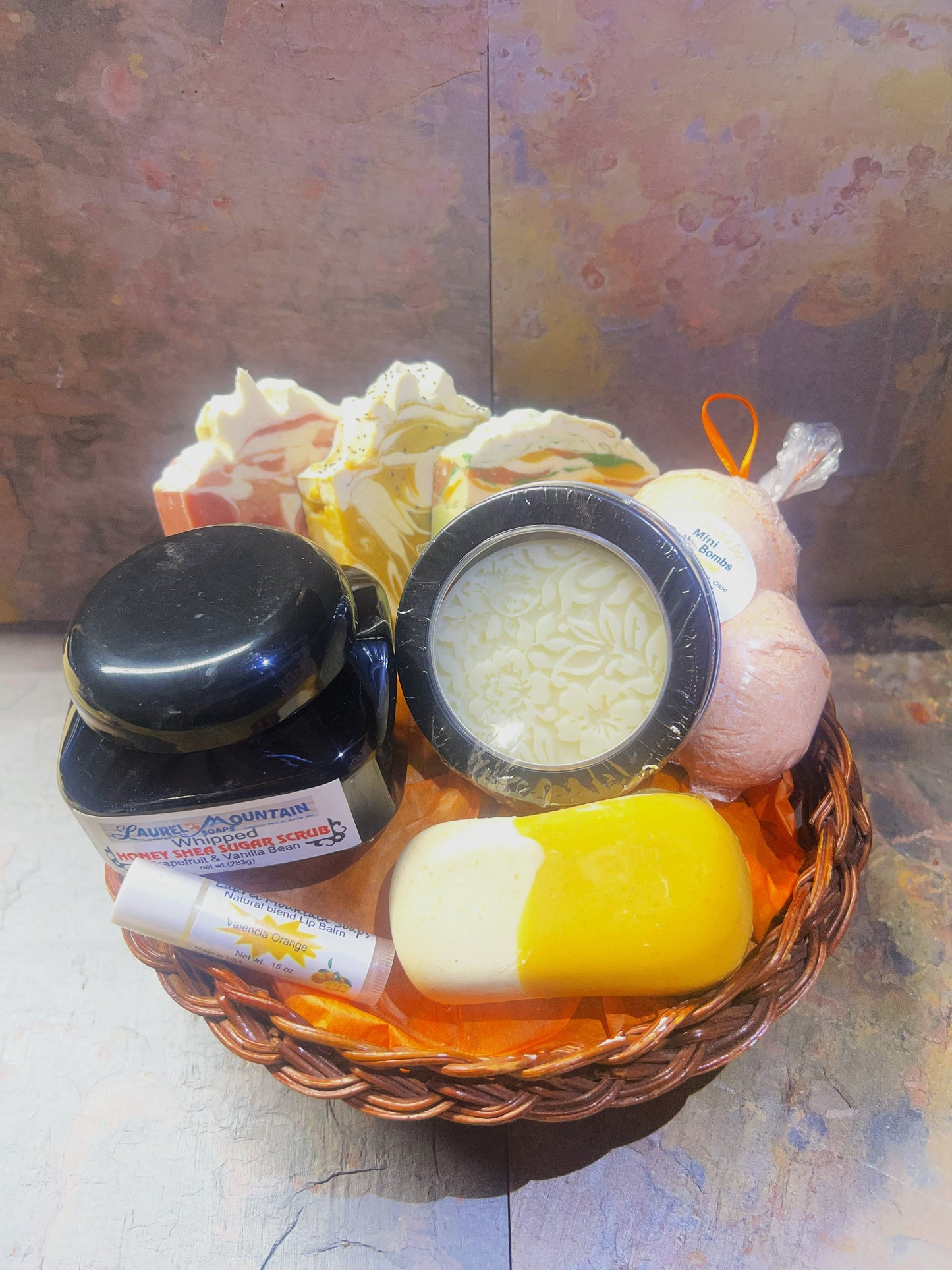 Luxury Citrus Spa Gift Basket