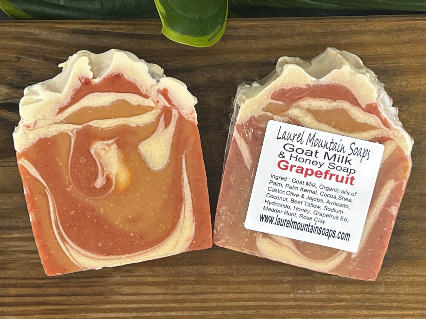 Pink Grapefruit Goat Milk and Honey Soap