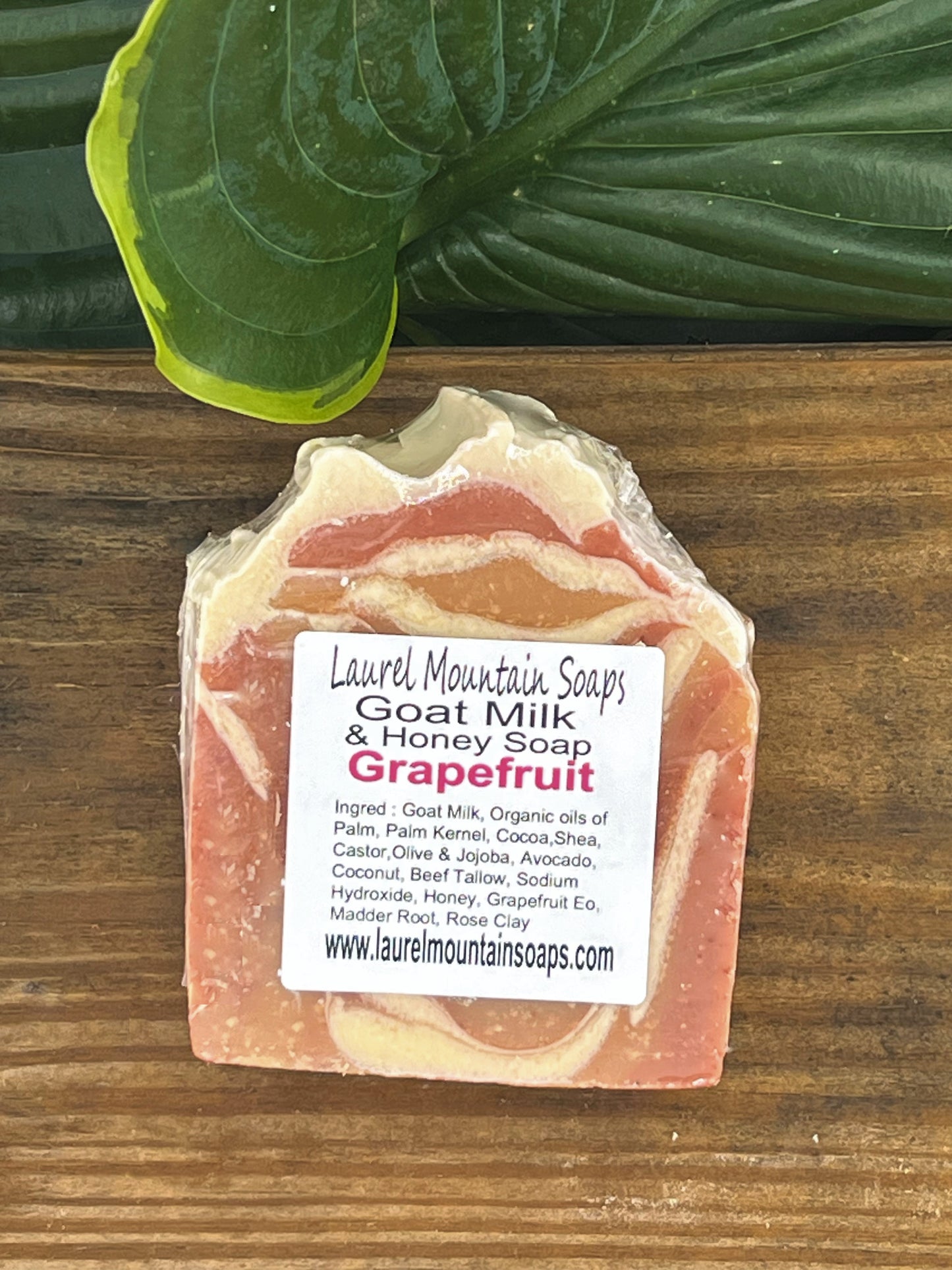 Pink Grapefruit Goat Milk and Honey Soap