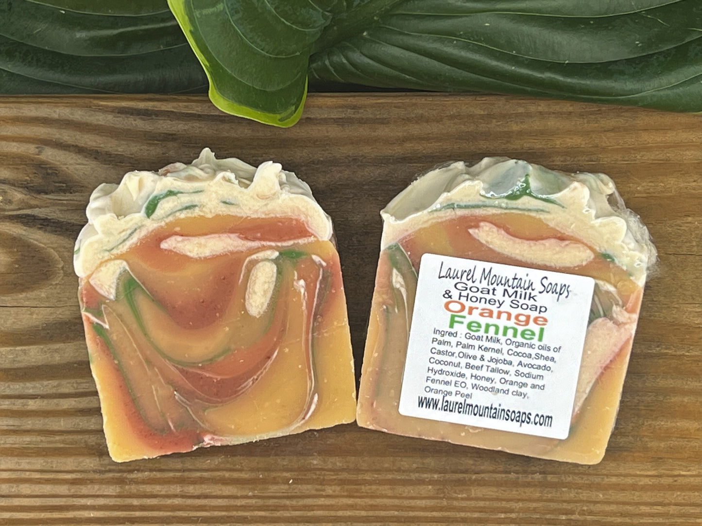 Orange Fennel Goat Milk and Honey Soap