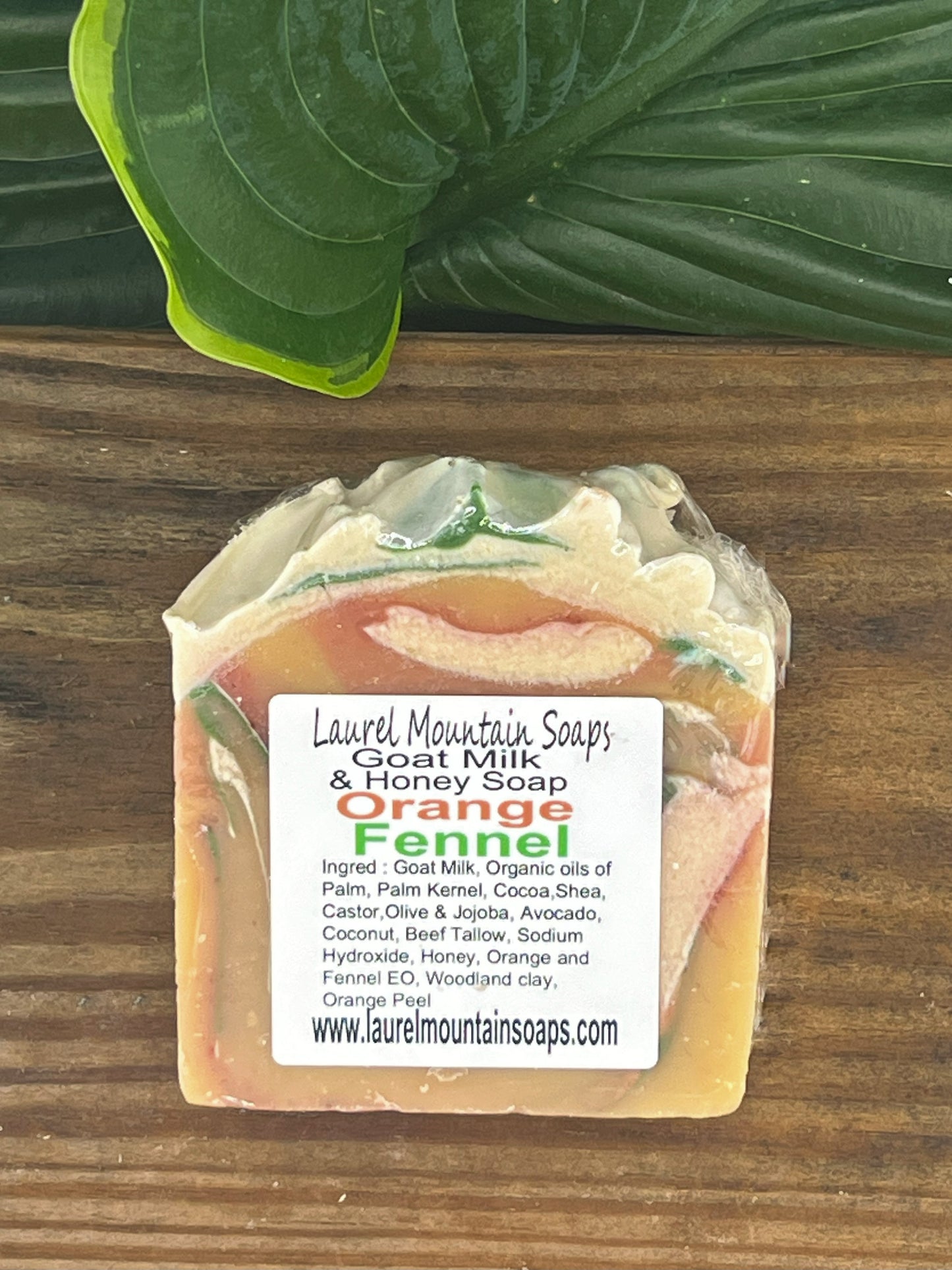 Orange Fennel Goat Milk and Honey Soap
