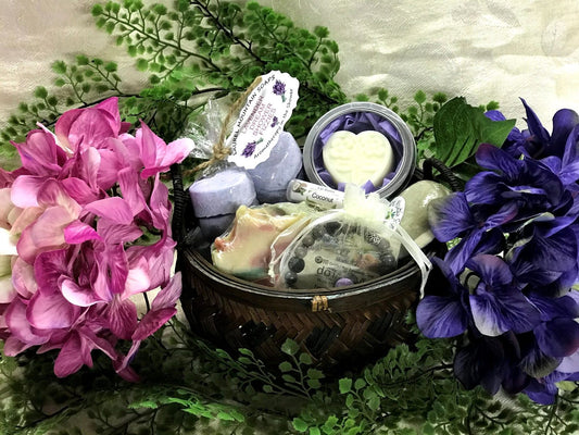 Luxury Floral Day at the Spa Gift Basket