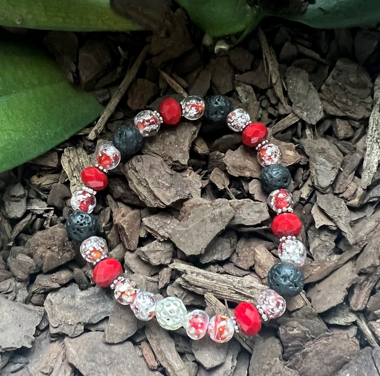 Red Beauty Diffuser Bracelets