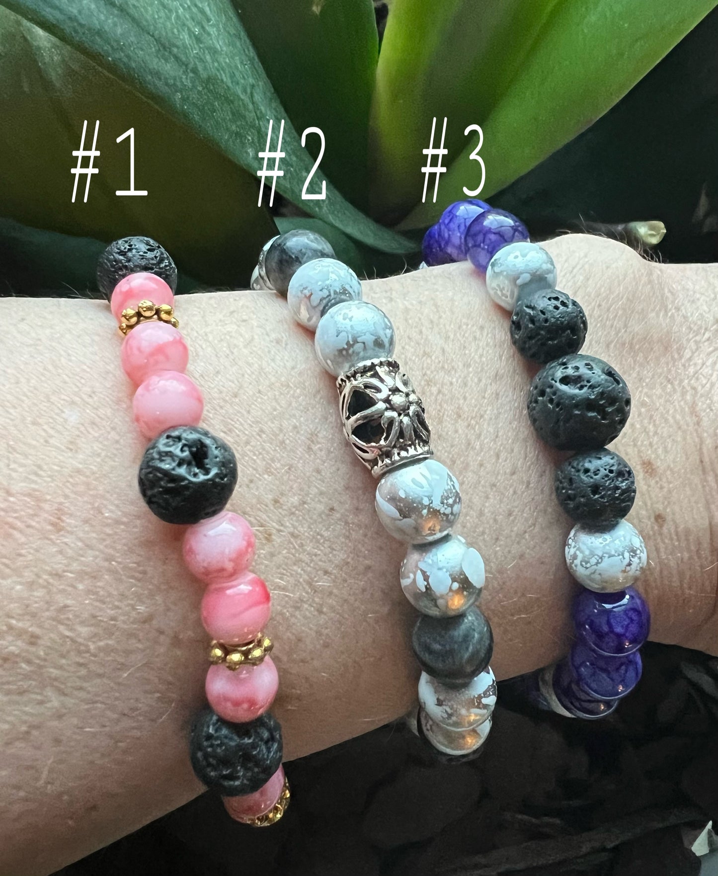 Marble Collection Aromatherapy Diffuser Bracelets