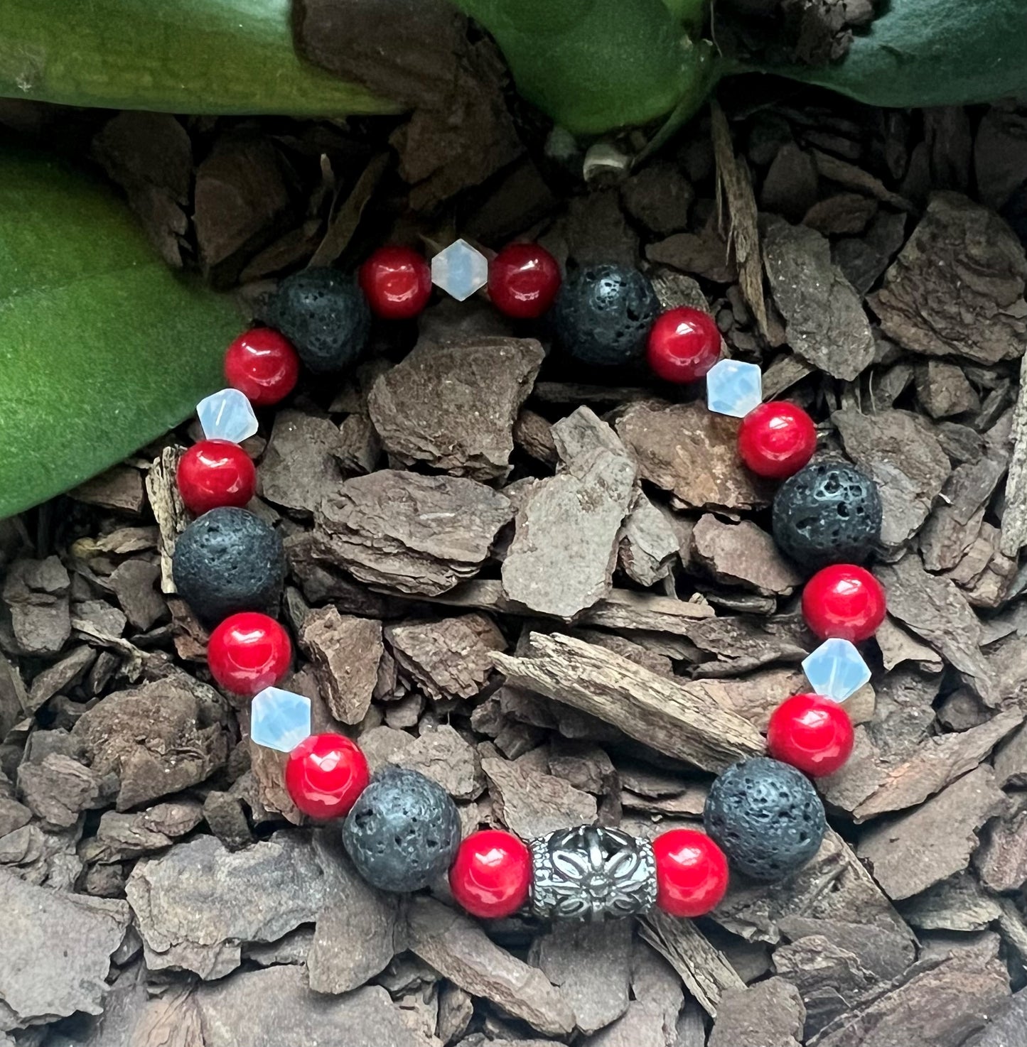 Red Beauty Diffuser Bracelets