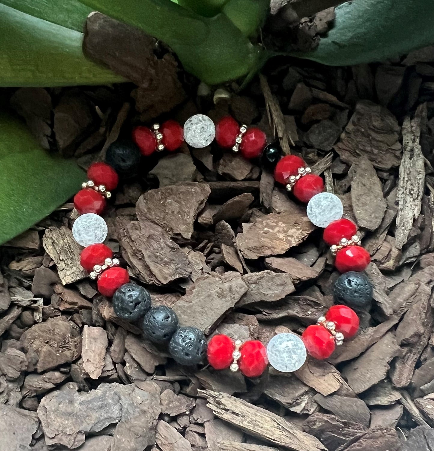 Red Beauty Diffuser Bracelets