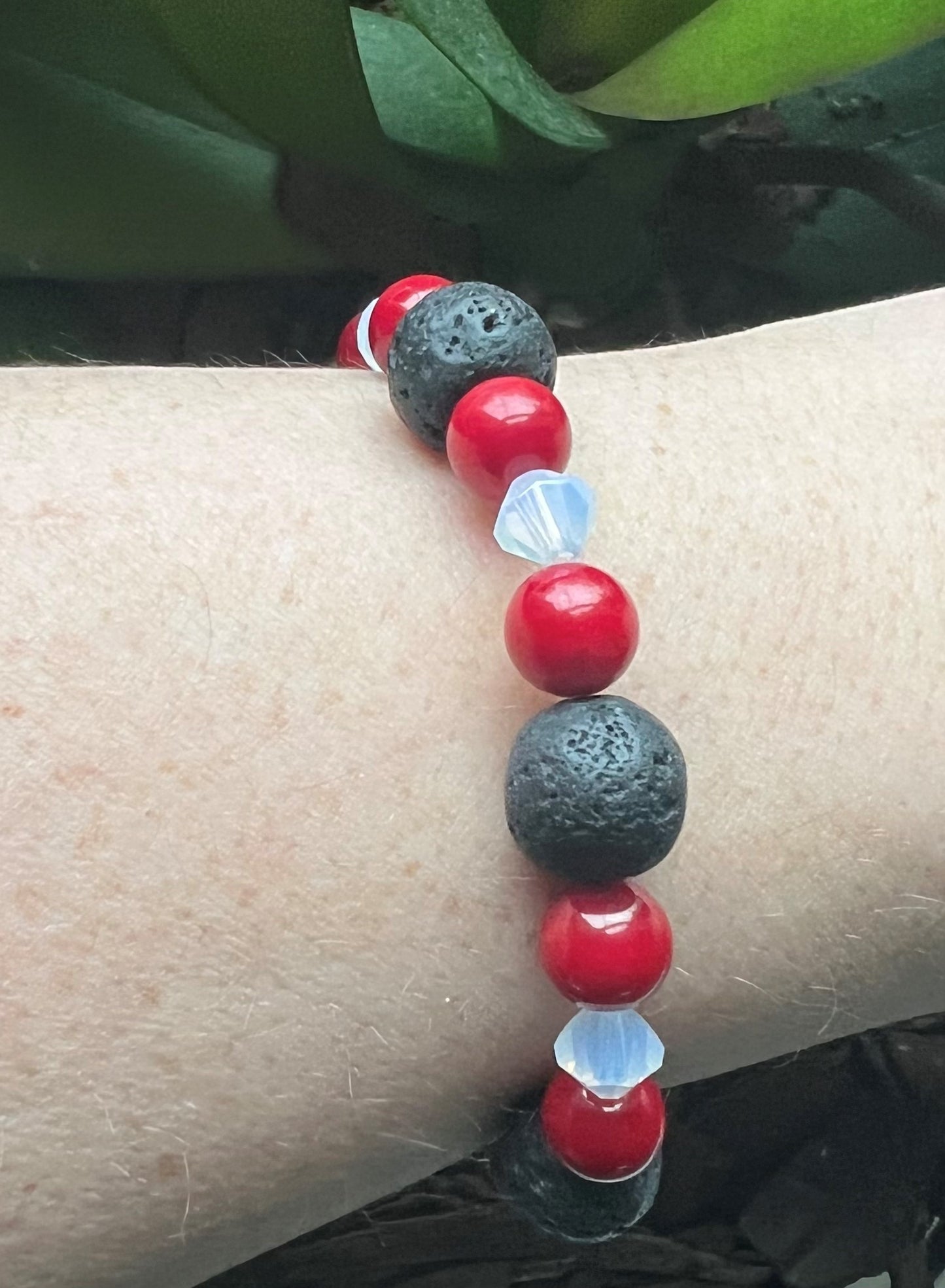 Red Beauty Diffuser Bracelets