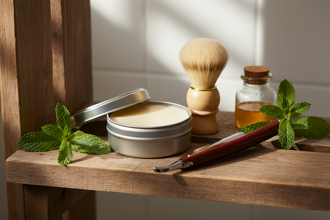 The Secret to a Closer, Smoother Shave: Laurel Mountain Goat Milk & Honey Shave Soap
