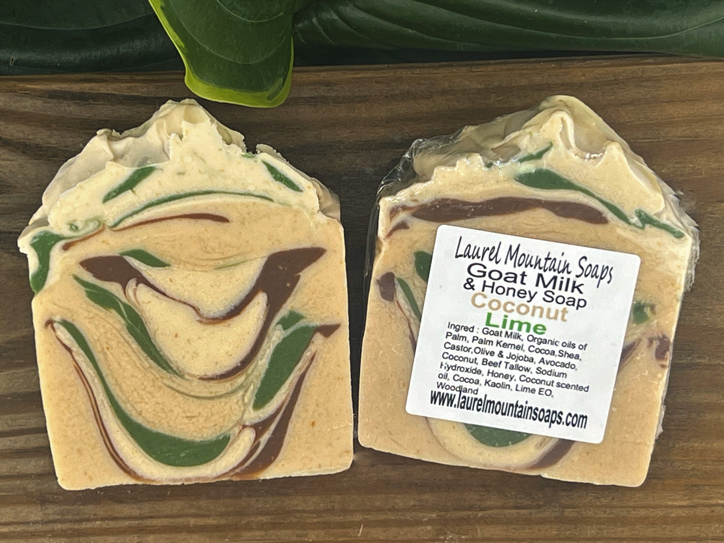 Coconut Lime Goat Milk and Honey Soap