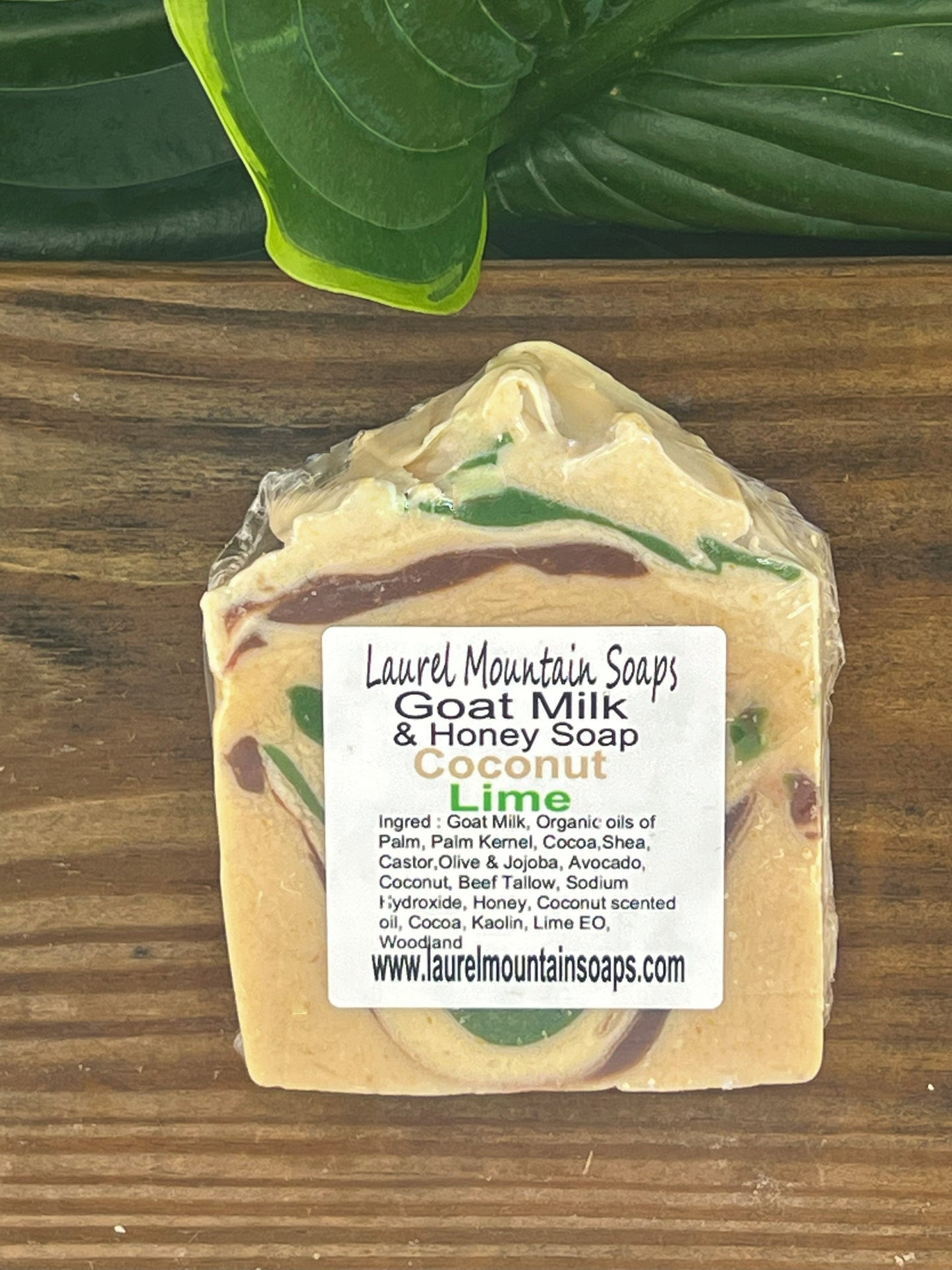 Coconut Lime Goat Milk and Honey Soap