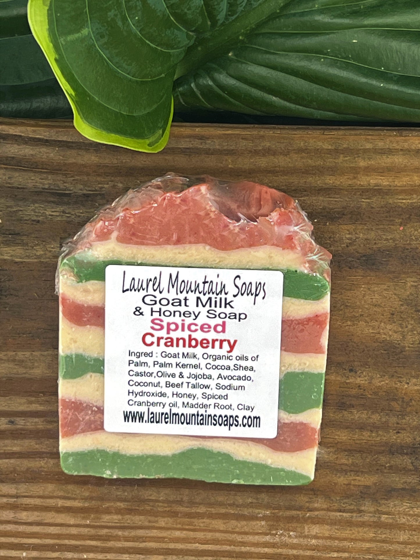 Cranberry Spice Goat Milk and Honey Soap