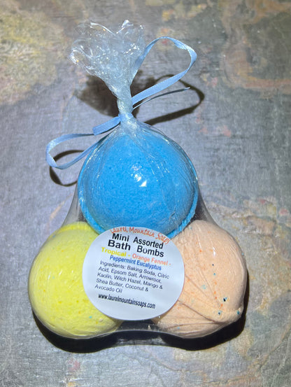 Small Bath Bombs Set of 3