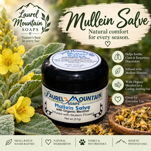 Mullien Respiratory Salve with Organic Menthol