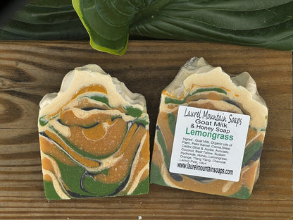 Lemongrass Goat Milk and Honey Soap