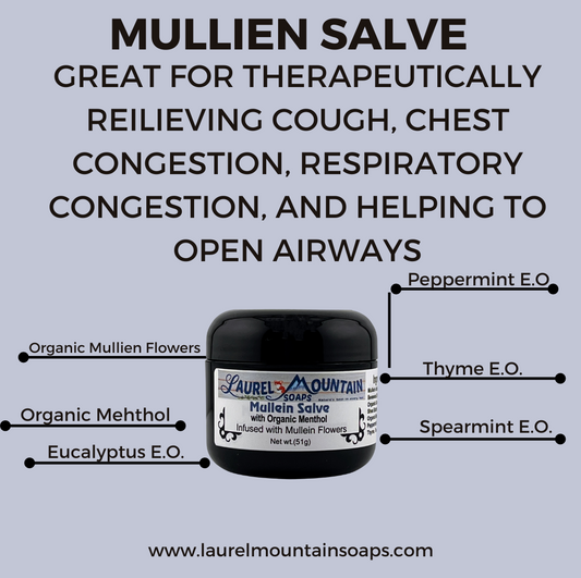 Mullien Respiratory Salve with Organic Menthol