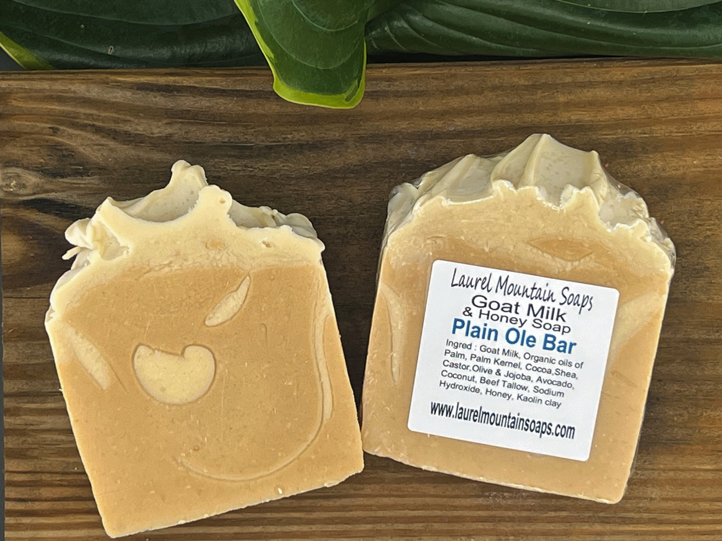 Plain Ole Bar of Goat Milk and Honey Soap