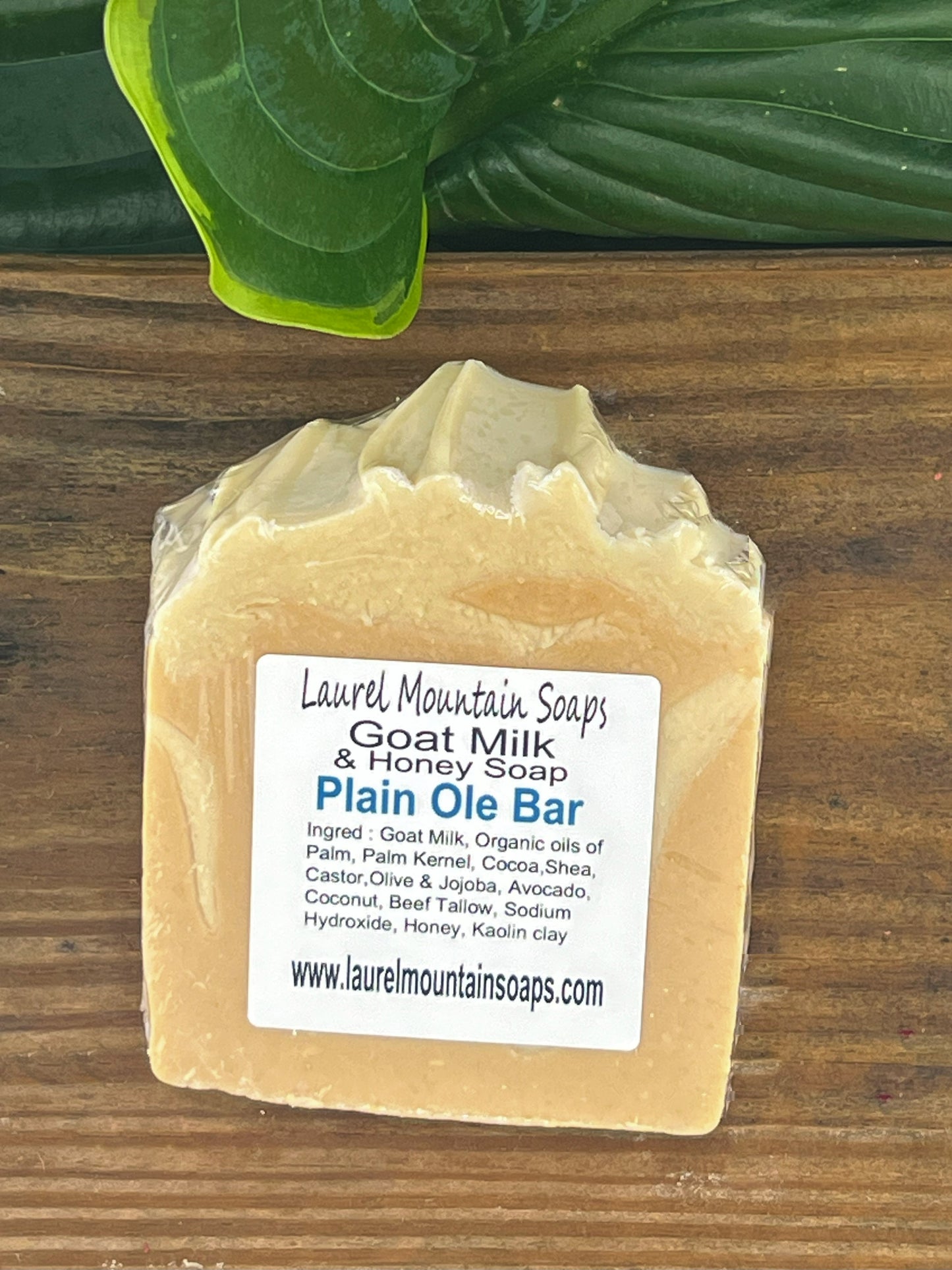 Plain Ole Bar of Goat Milk and Honey Soap