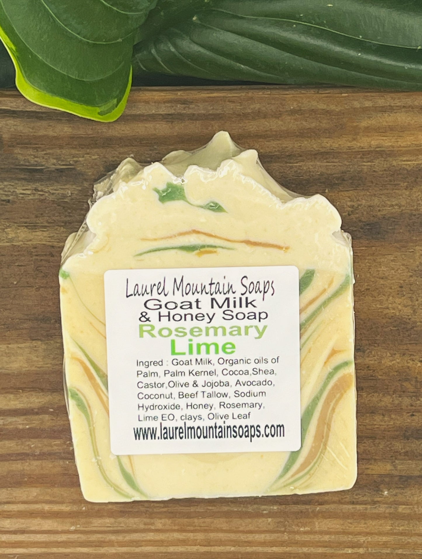 Rosemary Lime Goat Milk and Honey Soap