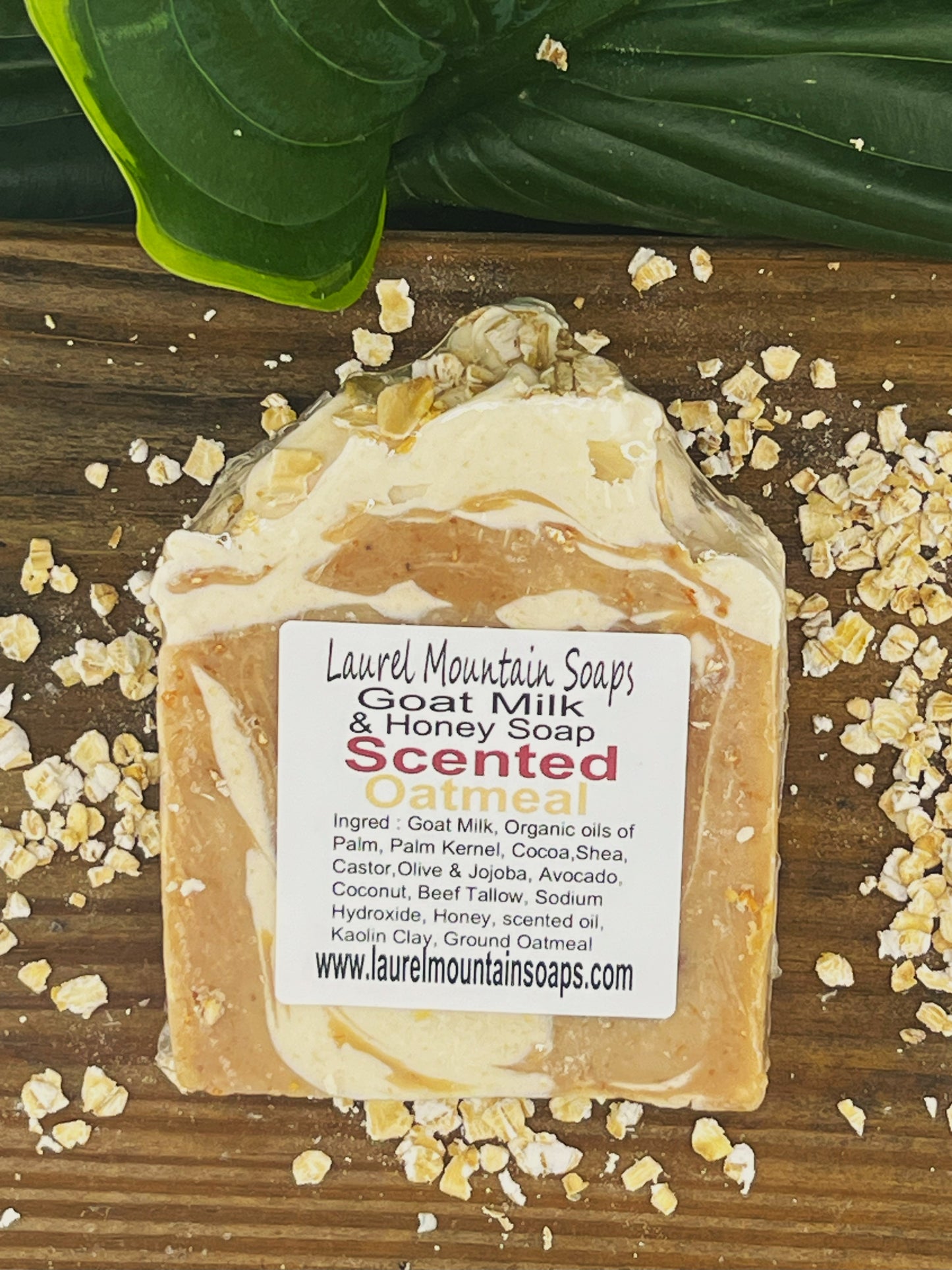 Scented Oatmeal Goat Milk and Honey Soap