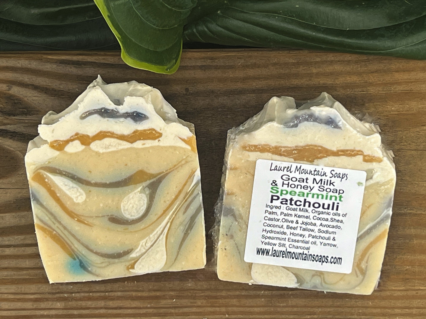 Spearmint Patchouli Goat Milk and Honey Soap