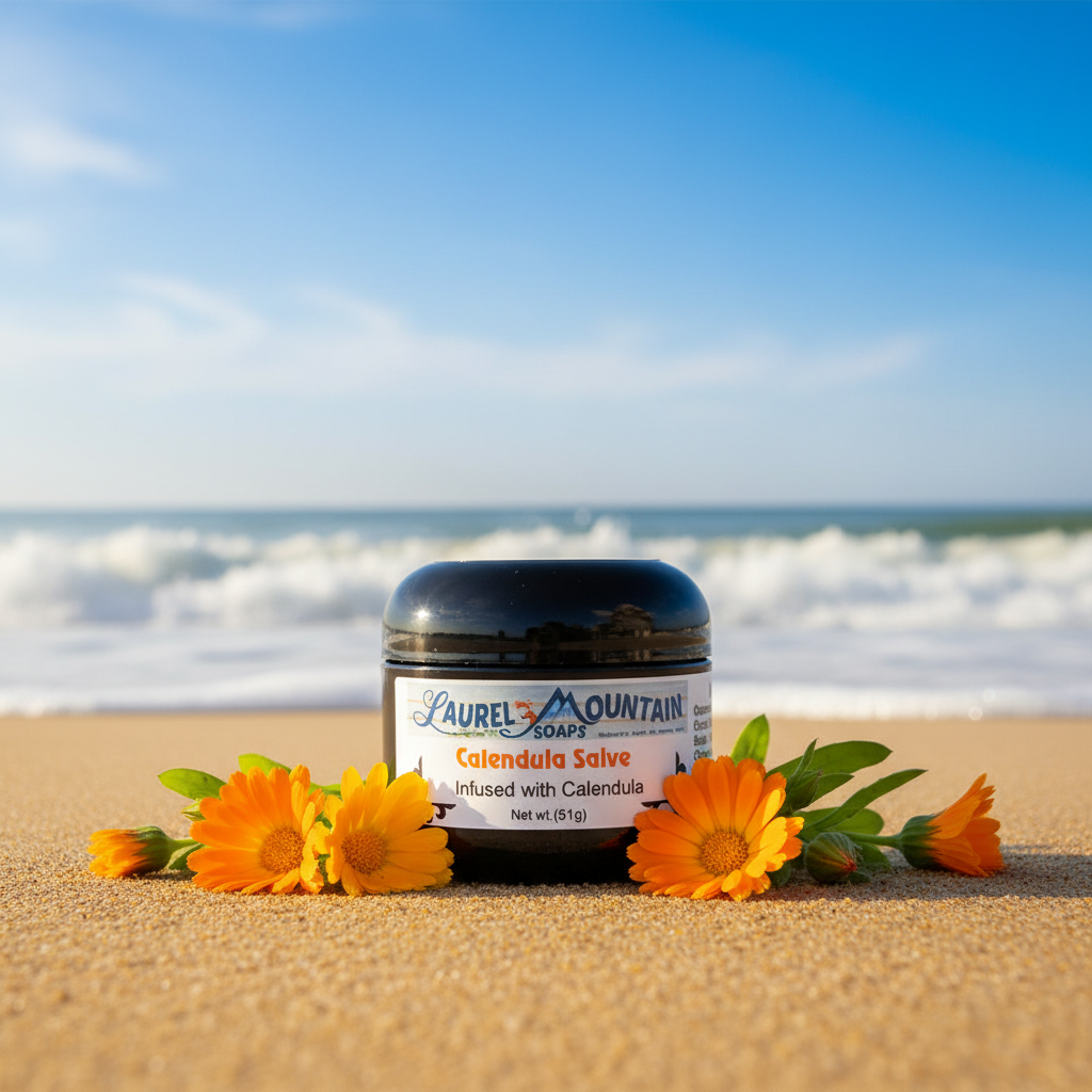 Calendula Salve Website Graphic